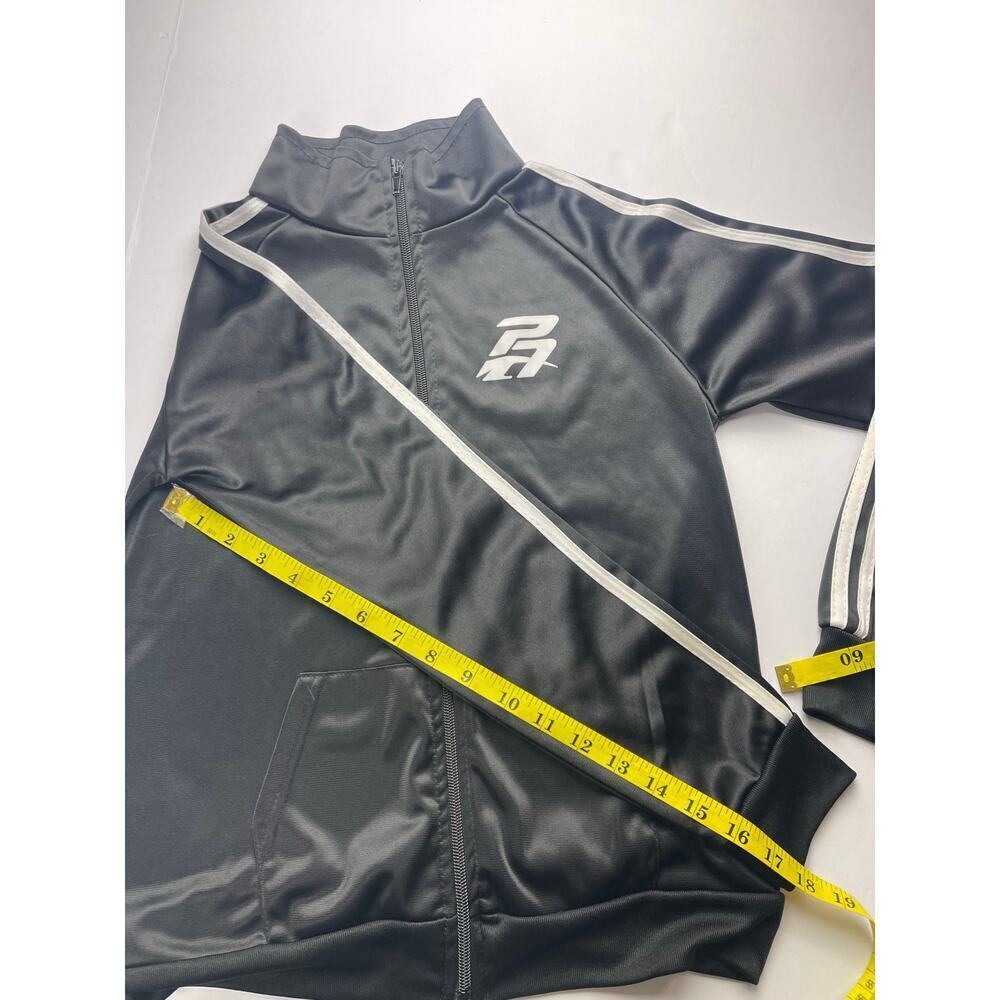 Pro Athlete Boys' Black Zip-Up Jacket - Size 12 - Lightweight - Picture 4 of 6